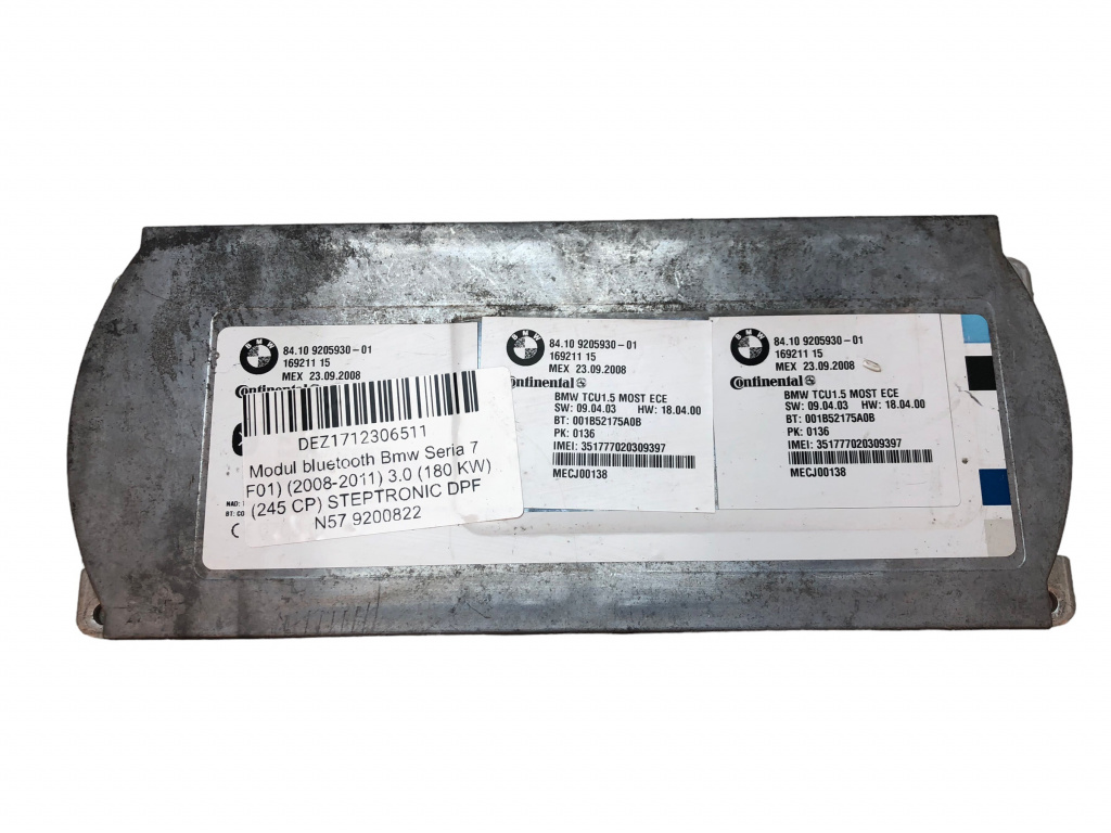 Modul bluetooth Seria 7 (F01) (2008-2011) 3.0 (180 KW) (245 CP) STEPTRONIC DPF N57 9200822 / 9205930-01