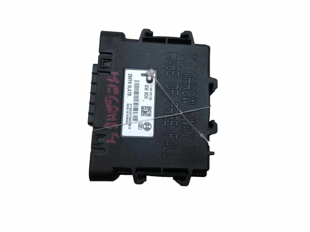 Calculator comanda vehicul MEGANE 4 (PHASE 2) (2021-2021) N9-1333 cmc (1.3 Ltr) 103KW LVNB H5H490 2,3 284Y66LA7B