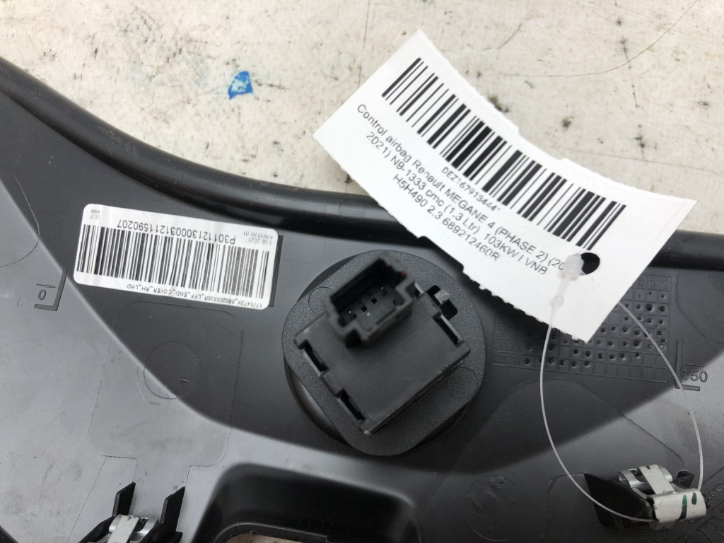 Control airbag MEGANE 4 (PHASE 2) (2021-2021) N9-1333 cmc (1.3 Ltr) 103KW LVNB H5H490 2,3 689212460R - imagine 5
