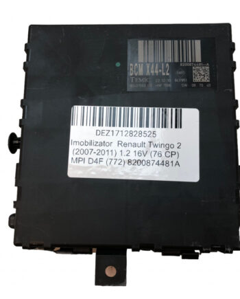 Imobilizator Twingo 2 (2007-2011) 1.2 16V (76 CP) MPI D4F (772) 8200874481A