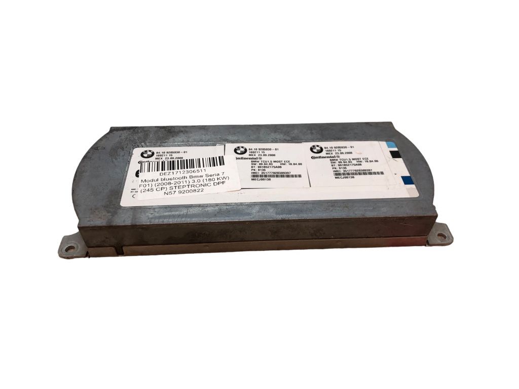 Modul bluetooth Seria 7 (F01) (2008-2011) 3.0 (180 KW) (245 CP) STEPTRONIC DPF N57 9200822 / 9205930-01 - imagine 2