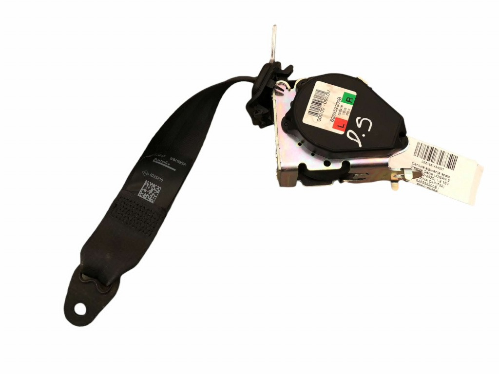 Centura siguranta spate dreapta Dacia LOGAN 2 SD (2012-2020) 1.2 16V BENZINA D4F(732) 625552200B / 888416959R - imagine 2